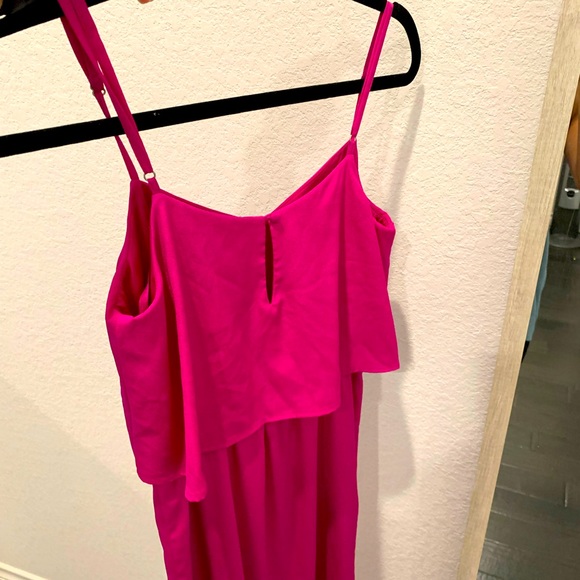 Gianni Bini, bright pink maxi dress. Like New! - Picture 3 of 3